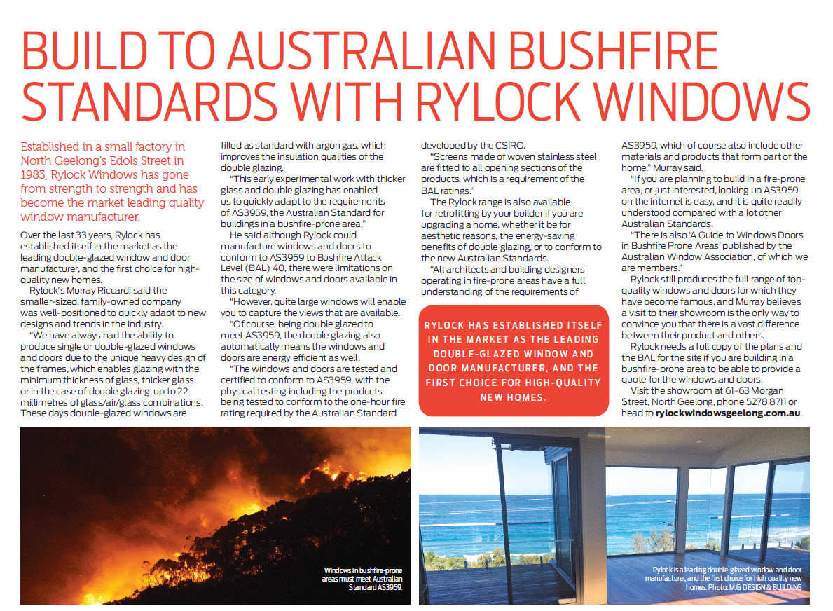 Window Supplier Geelong Rylock Windows Geelong